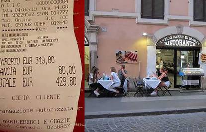 Ovaj ručak će pamtiti: Špagete, ribu i bocu vina platili 430 eura