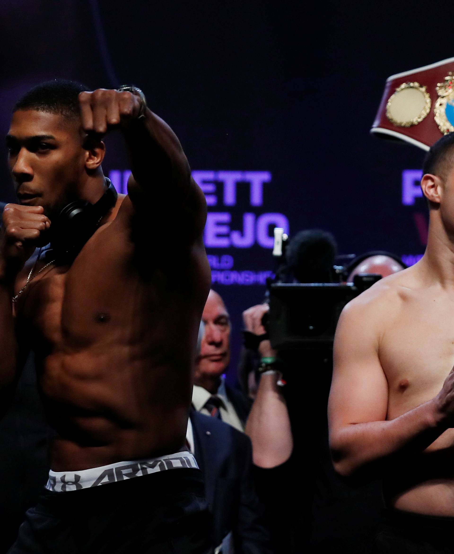 Anthony Joshua & Joseph Parker Weigh-In