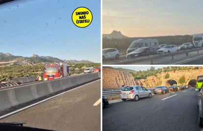 VIDEO Prevrnuo se auto na A1, troje ljudi u bolnici. Ogromna je kolona. HAK: Prekinut promet!