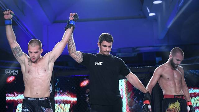 Zagreb: Armagedon turnir MMA borbi, Daniel Bažant - Nino Škrijelj