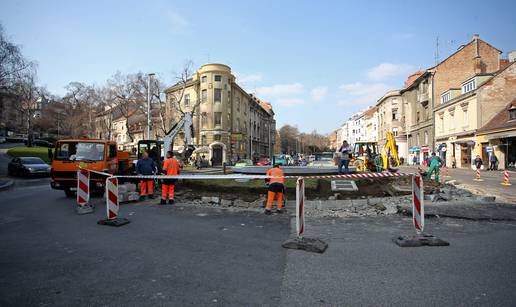 'A je to' usred Zagreba - opet raskopali rotor, bio je prevelik