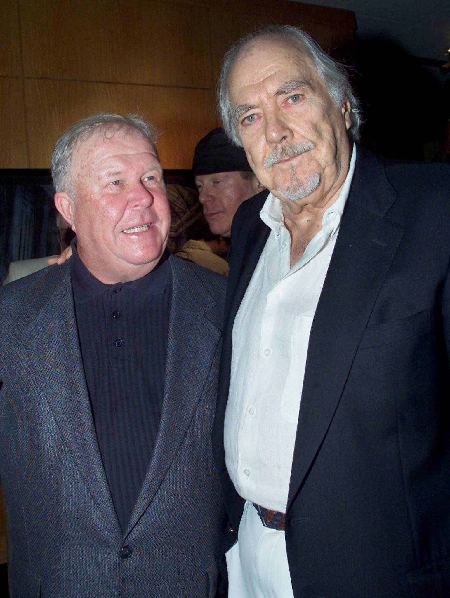 FILE PHOTO: Actor Ned Beatty (L) with director Robert Altman