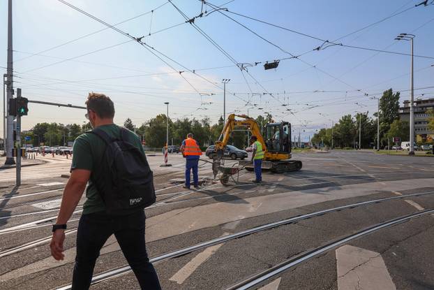 Zagreb: Počeli radovi na križanju Ulice grada Vukovara i Avenije Marina Držića