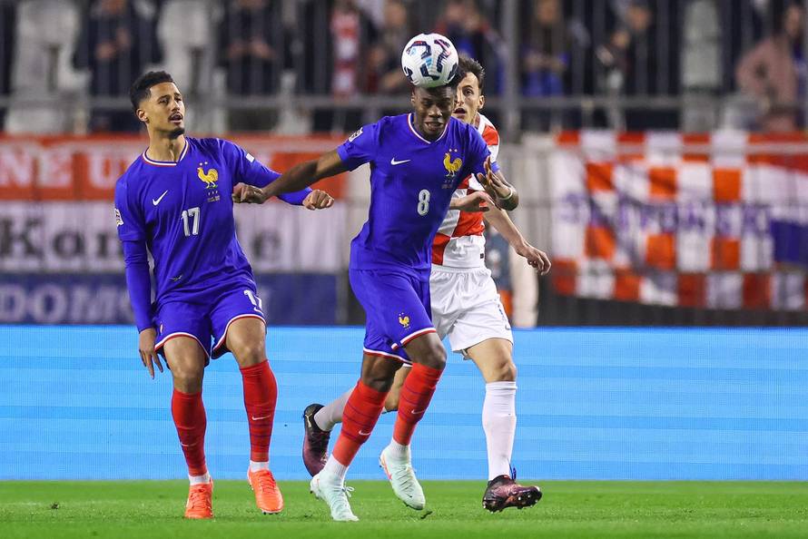 Prva utakmica četvrtfinala UEFA Lige nacija između Hrvatske i Francuske