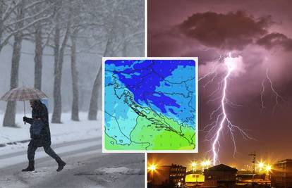 Stiže velika promjena vremena: Najavili su grmljavinu i snijeg, na snazi su brojna upozorenja!