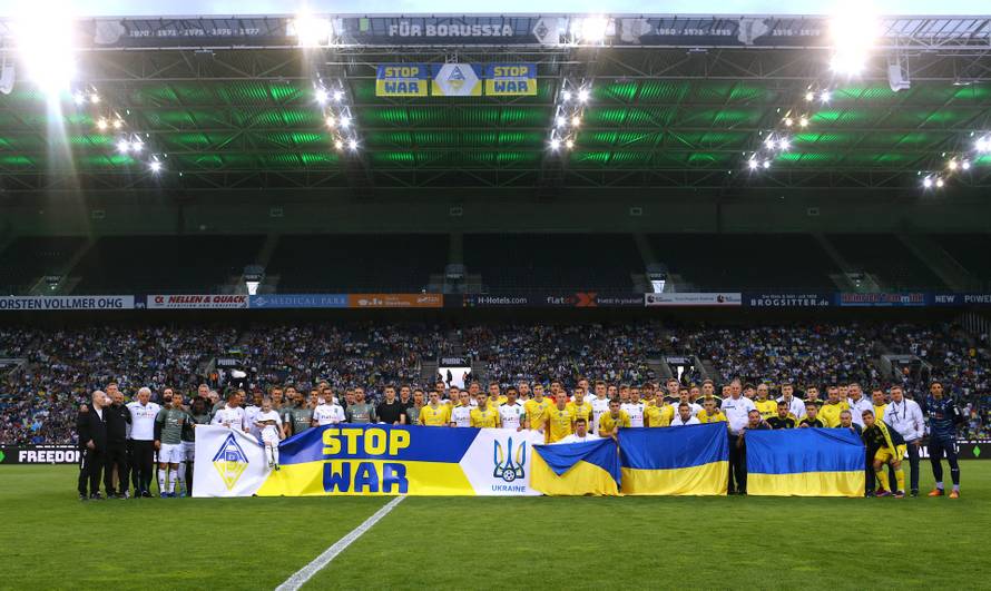 Friendly - A match for peace and the end of war in Ukraine - Borussia Moenchengladbach v Ukraine