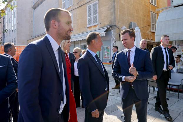 Zadar: Predsjednik Hrvatskog sabora Gordan Jandroković obišao je manifestaciju pod nazivom „Pijat na Pijaci“ 