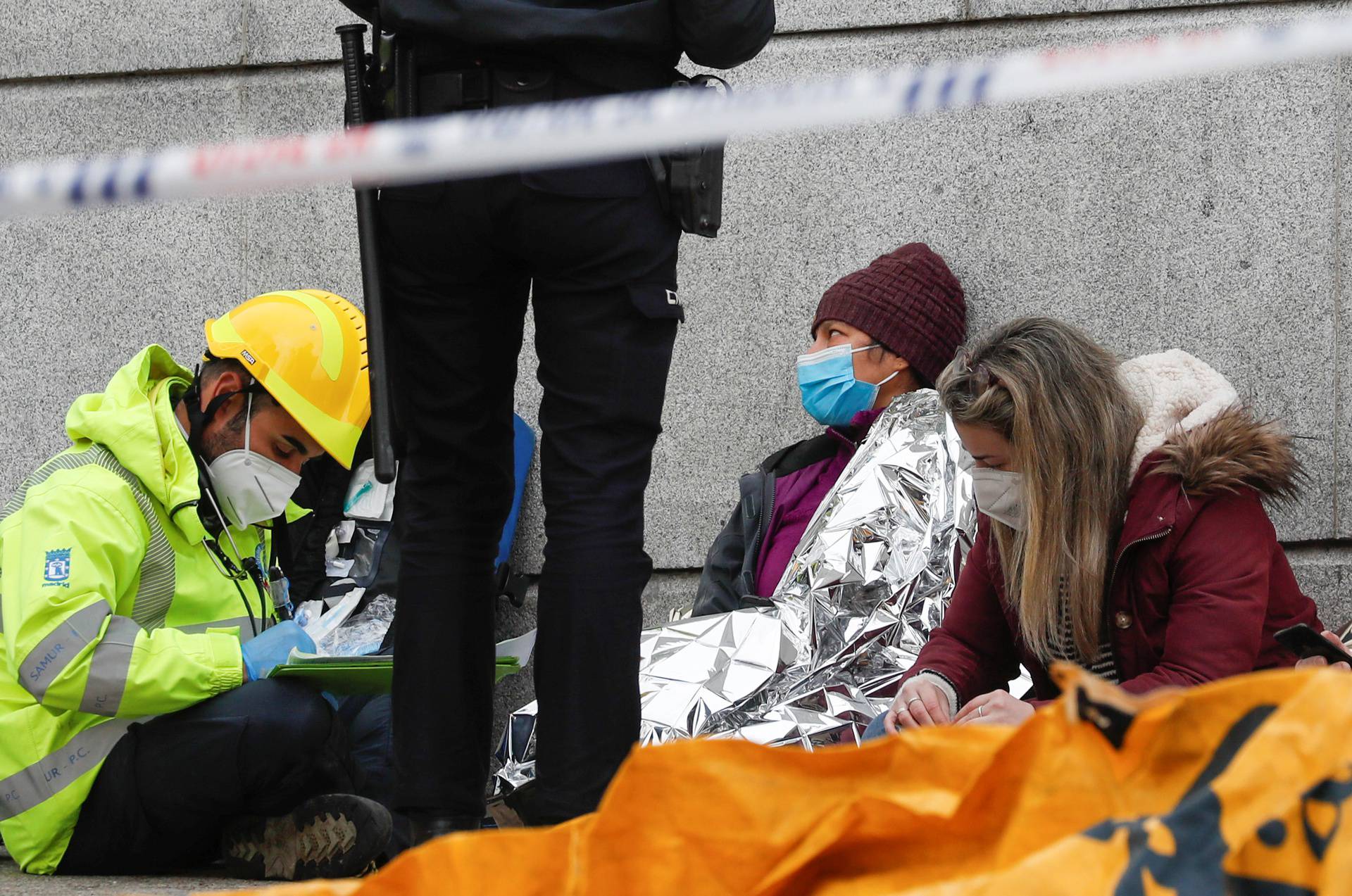 Explosion in Madrid downtown