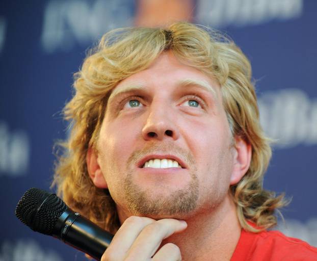 Dirk Nowitzki in Frankfurt Main