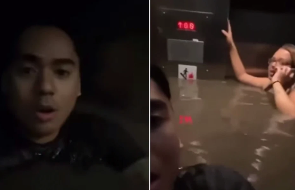 VIDEO Ovo ledi krv u žilama: Zapeli u lifu, a nadire voda...