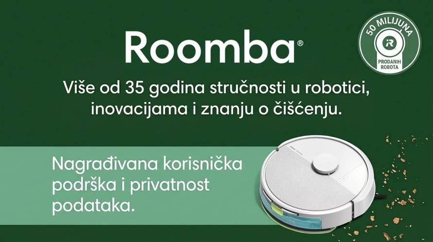 Čisto i bez kompromisa uz iRobot