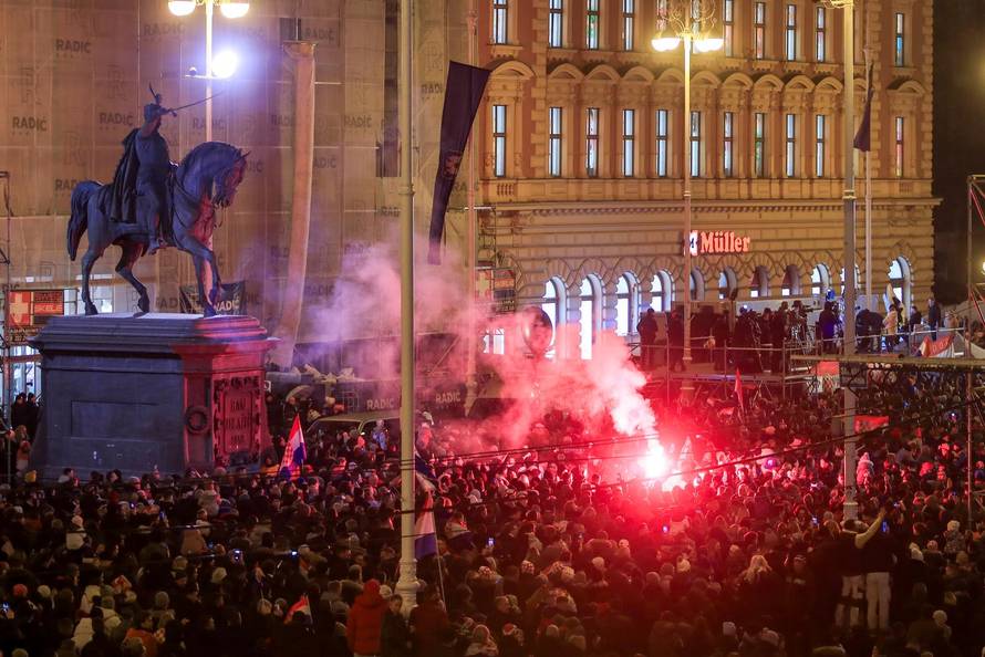 Zagreb: Svečani doček rukometnih reprezentativaca nakon osvojene bronce na Europskom prvenstvu