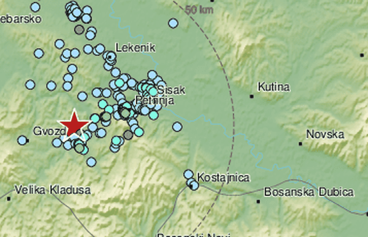Potres 3,2 po Richteru zatresao Baniju, epicentar kod Gline: 'Stvari su padale po kuhinji...'