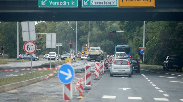 Zbog radova na čvoru Buzin nije moguće uključivanje na zagrebačku obilaznicu u smjeru istoka iz smjera grada