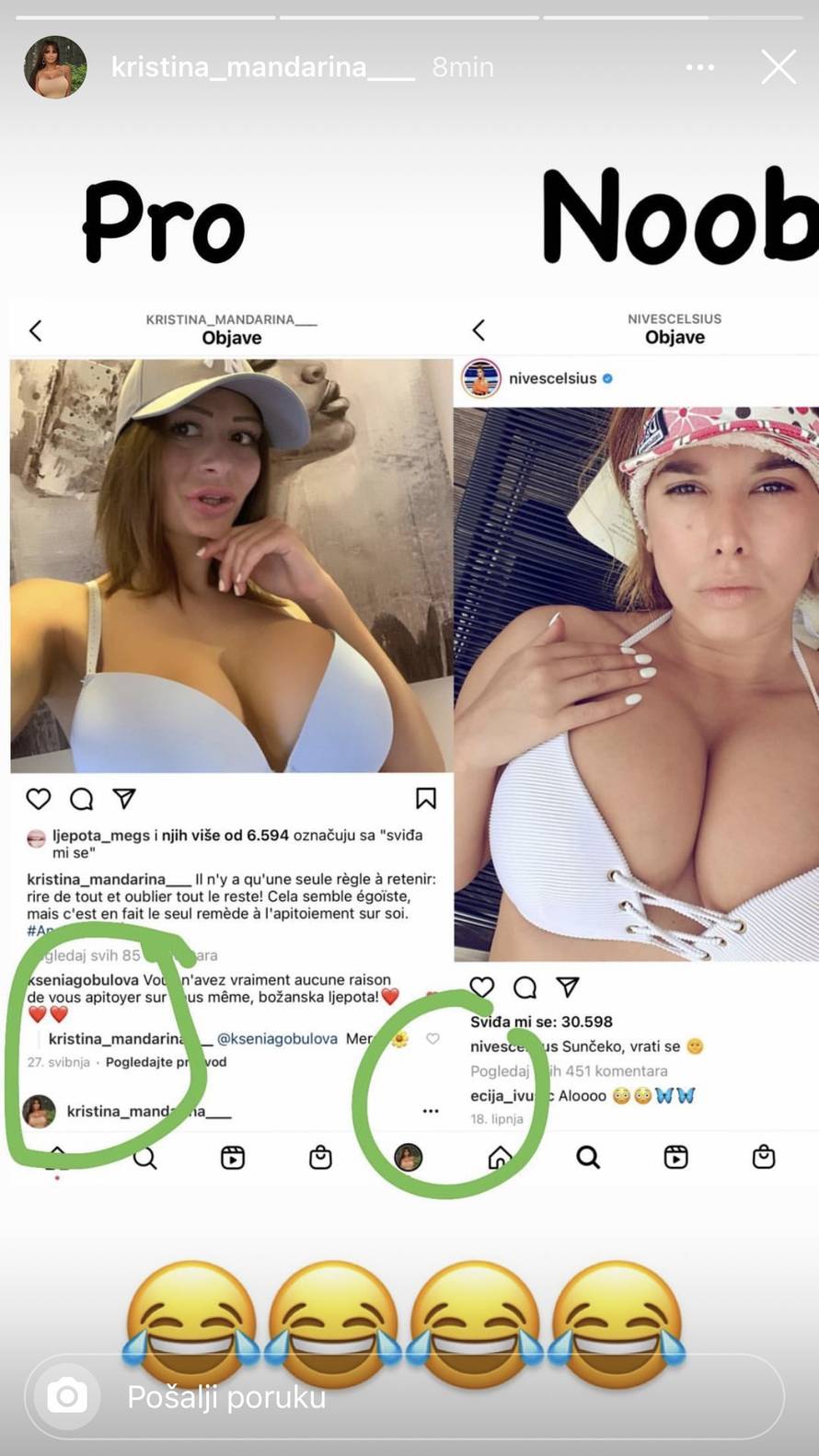 Ljutita Kristina: 'Ne uspoređujte me s Nives Celzijus. Ja sam profesionalac, a ona amaterka'