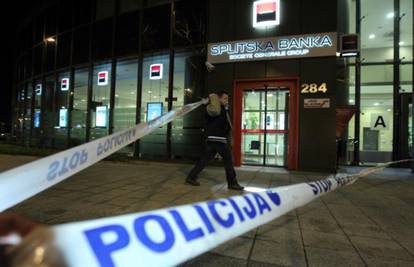 Maskirani razbojnici opljačkali su Splitsku banku u Zagrebu