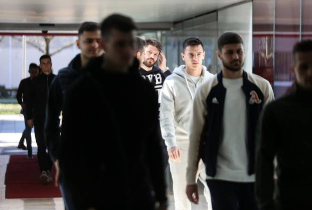 Zagreb: Dinamovci u pogonu tvornice čokolade Kraš