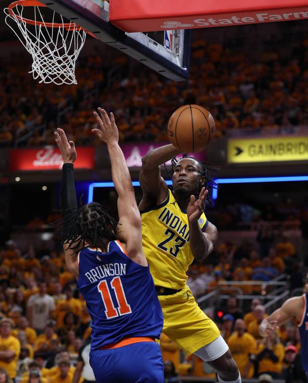 NBA: Playoffs-New York Knicks at Indiana Pacers