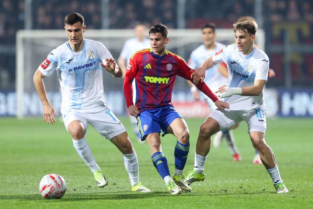 Susret Rijeke i Hajduka u četvrtfinalu Hrvatskog nogometnog kupa