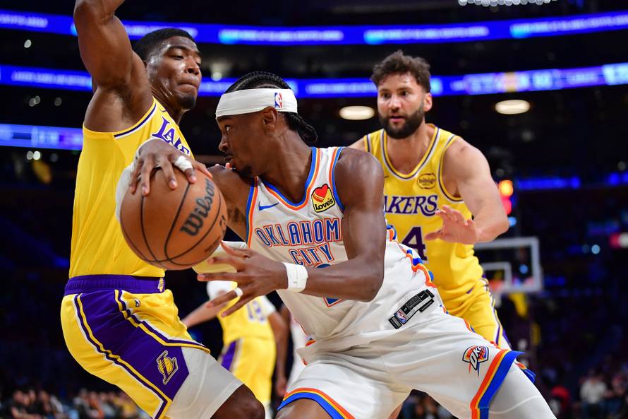 NBA: Oklahoma City Thunder at Los Angeles Lakers