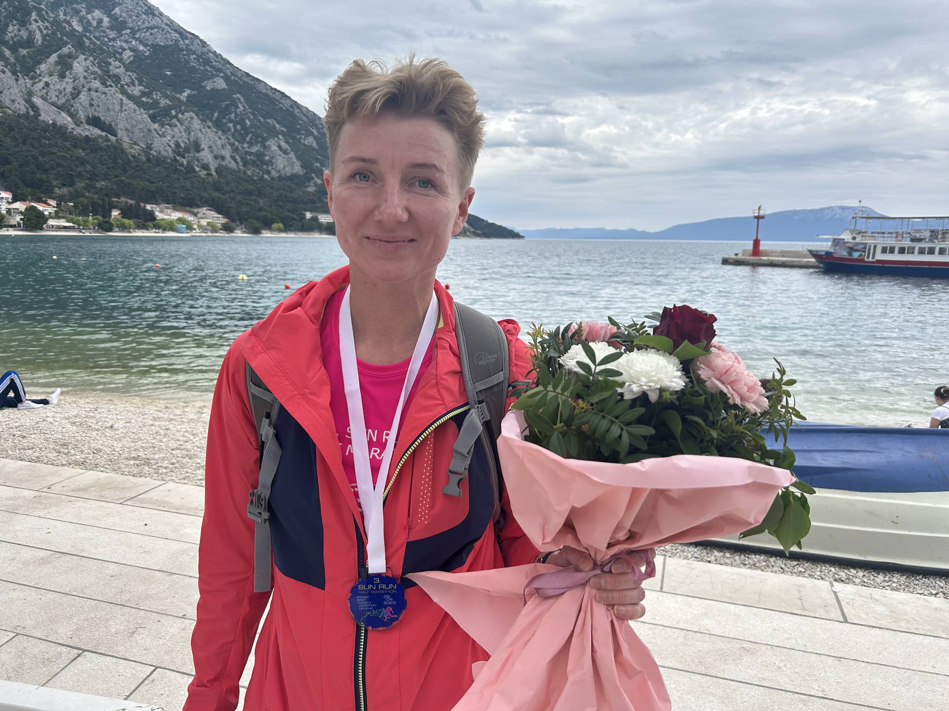Ukrajinka Svitlana istrčala je svoj prvi polumaraton, ponos je malene Općine Gradac