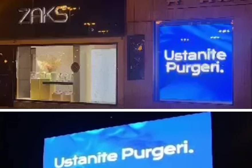 "Ustanite Purgeri." u Zagrebu