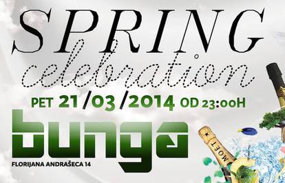 Ovog petka Spring Celebration Party u klubu Bunga Bunga