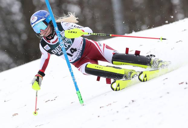 Zagreb: Prva vožnja ženskog slaloma Audi FIS Svjetskog skijaškog kupa