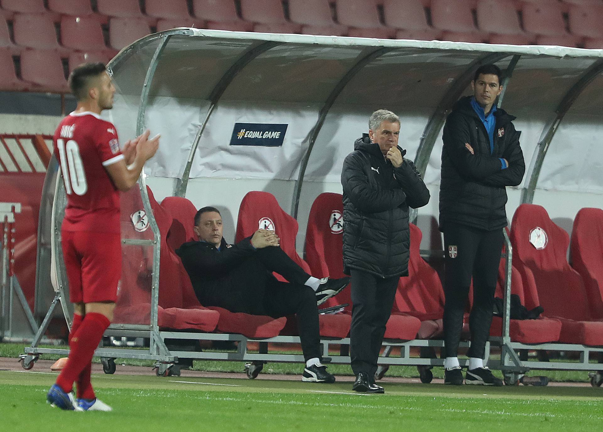 Football match between Serbia and Hungary at the Rajko Mitic stadium within the UEFA Nations League - League B,Group 3.
Fudbalska utakmica izmedju Srbije i Madjarske na stadionu Rajko Mitic u okviru UEFA Lige Nacija - Liga B, Grupa 3.