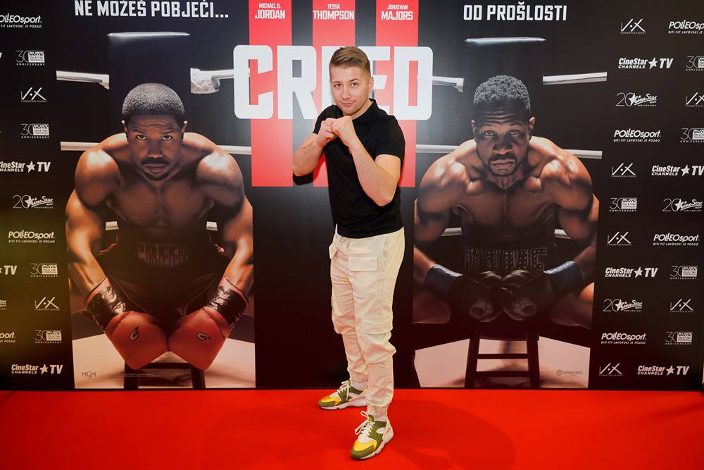 Na premijeri filma 'Creed III' u Zagrebu boksačko natjecanje, poznati su pokazali vještine