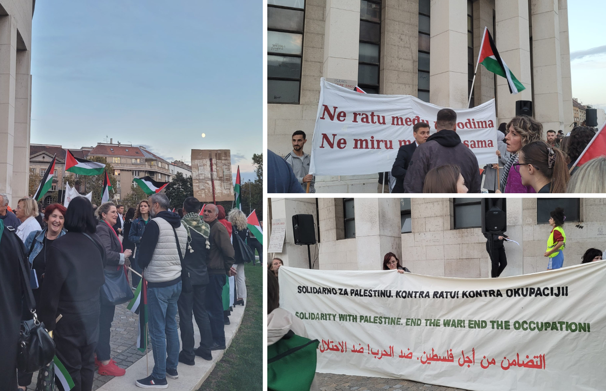 VIDEO Stotine ljudi stiglo je na prosvjed za Palestinu u Zagrebu