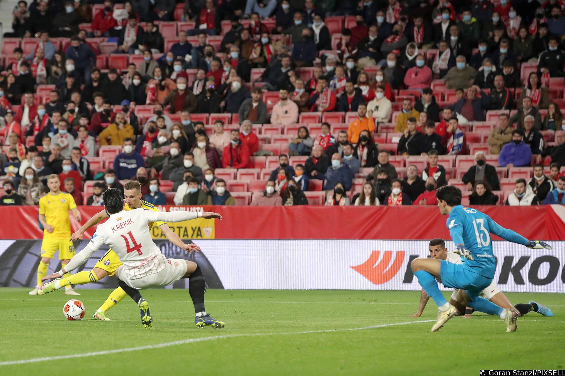 Dinamo se nadigravao, Sevilla kažnjavala: Težak zadatak čeka 'modre' u uzvratu na Maksimiru