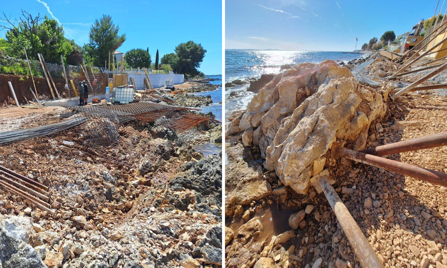DRAMA KOD ZADRA 'Betoniraju nam plaže, uništili su nalazišta'. Grad: 'Drugog rješenja nije bilo'