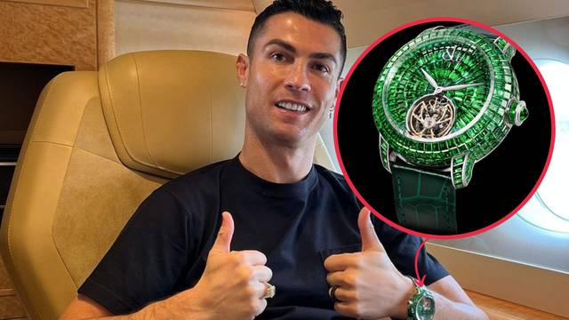 Ronaldo dobio sat izrađen od dragog kamenja i aligatorove kože. Vrijedi 800 tisuća eura!