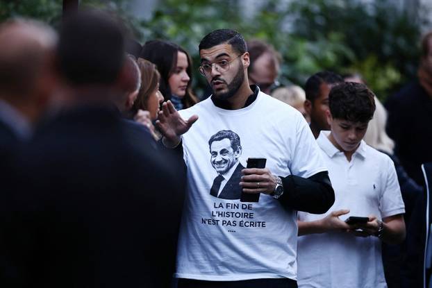 Former French President Sarkozy goes to jail to begin five-year sentence