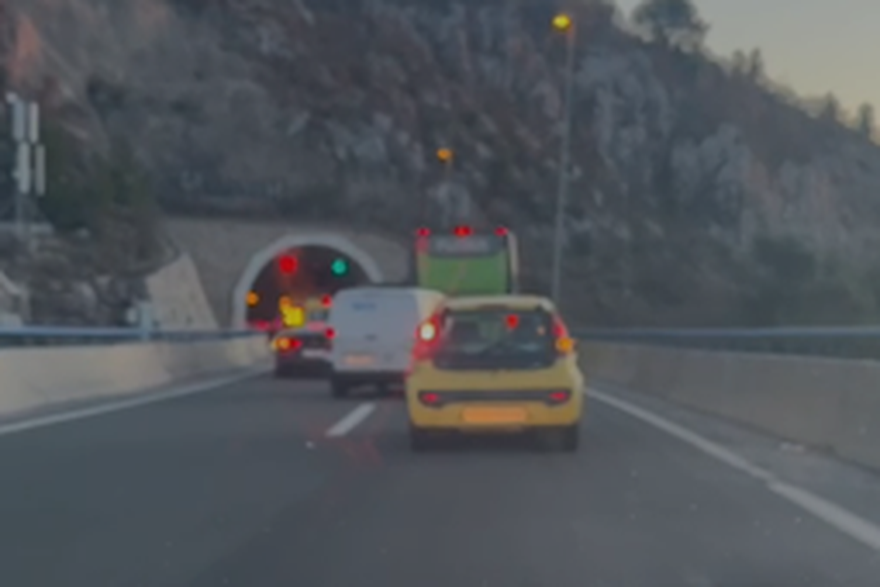 Prometna na brzoj cesti Solin-Klis