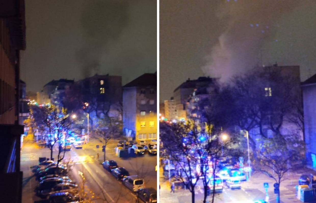 Požar u centru Zagreba: Gorio stan, dvoje prebacili u bolnicu
