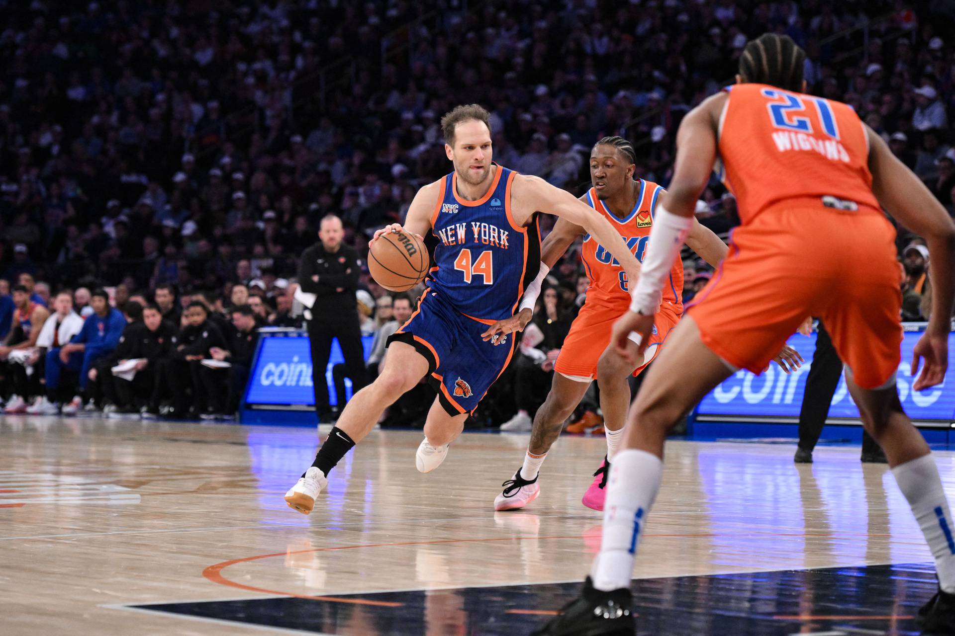 NBA: Oklahoma City Thunder at New York Knicks