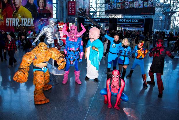 New York Comic Con at the Jacob Javits Convention Center in Manhattan in New York