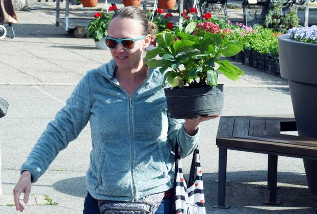 Sisak: Subotnja ponuda cvijećana tržnici