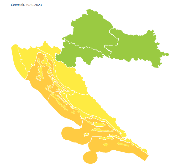 Ne palite radijatore! Stiže jako jugo, u dijelovima Hrvatske sutra će biti i do 28 stupnjeva!