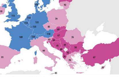 Hrvatska na dnu ekonomske ljestvice: Prestigle su nas i  Rumunjska,  Slovačka, Grčka...