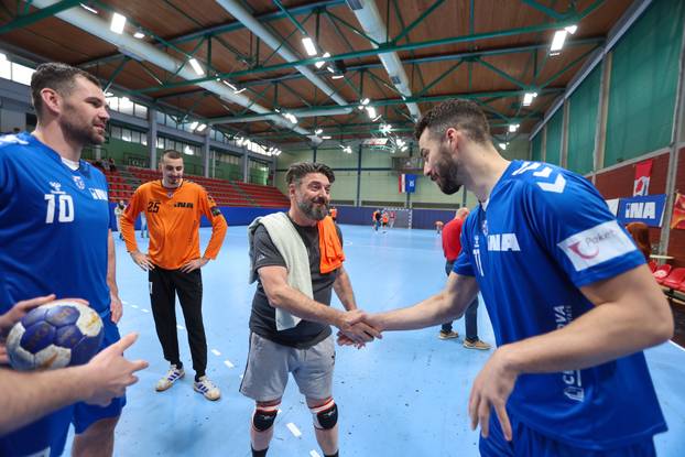 Zagreb: Glumačka postava BOK festa na treningu s RK Zagrebom