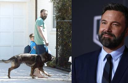 Affleck nakon odvikavanja: Bos šeta s psima po Los Angelesu