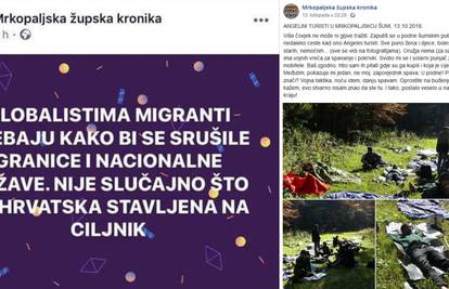 Župnik u Mrkoplju huška protiv migranata: 'Nisam odgovoran'