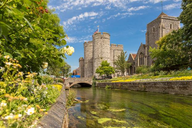 Canterbury view in summer, Kent