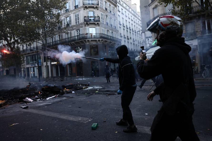 Nationwide protests in France against the cost of living