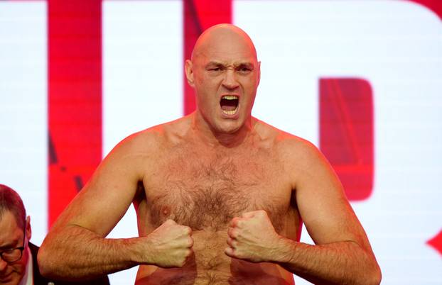Tyson Fury v Arslanbek Makhmudov - Weigh In - The Pelligon