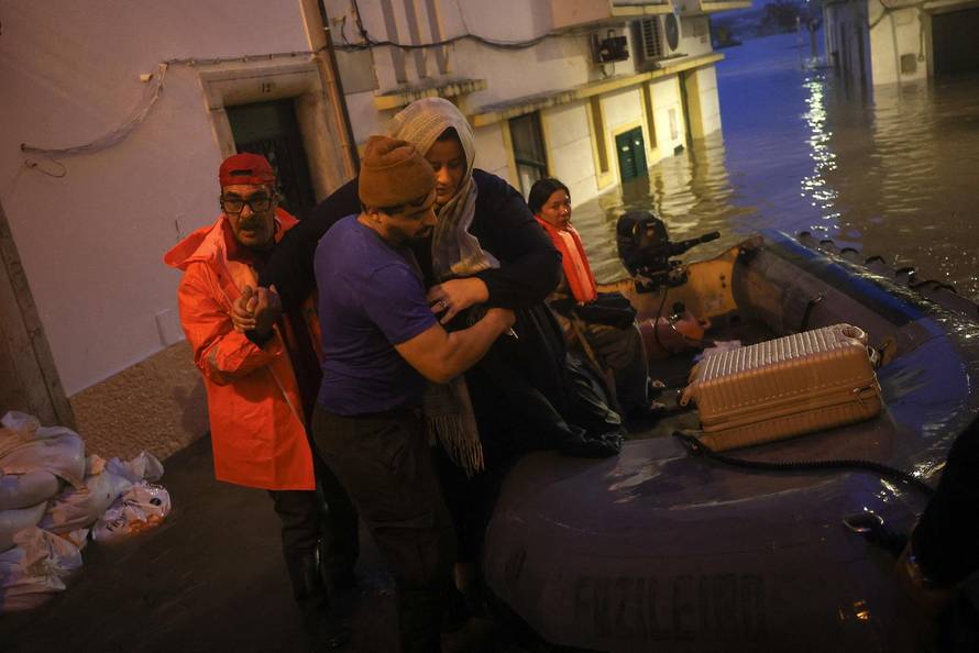 Storm Leo reaches Alcacer do Sal