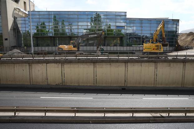 Zagreb: Završni radovi na podvožnjaku kod Vjesnika